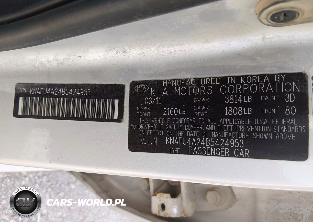 2011 Kia Forte Ex VIN:KNAFU4A24B5424953 - 9