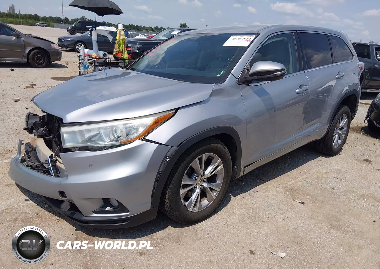 2015 Toyota Highlander Le Plus V6 VIN:5TDZKRFH7FS081376 - 2