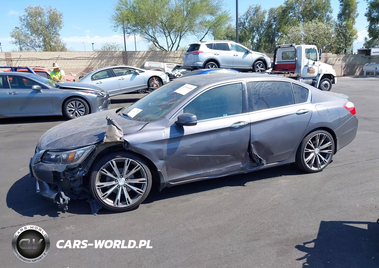2015 Honda Accord Ex-L V-6 VIN:1HGCR3F88FA019451 - 14