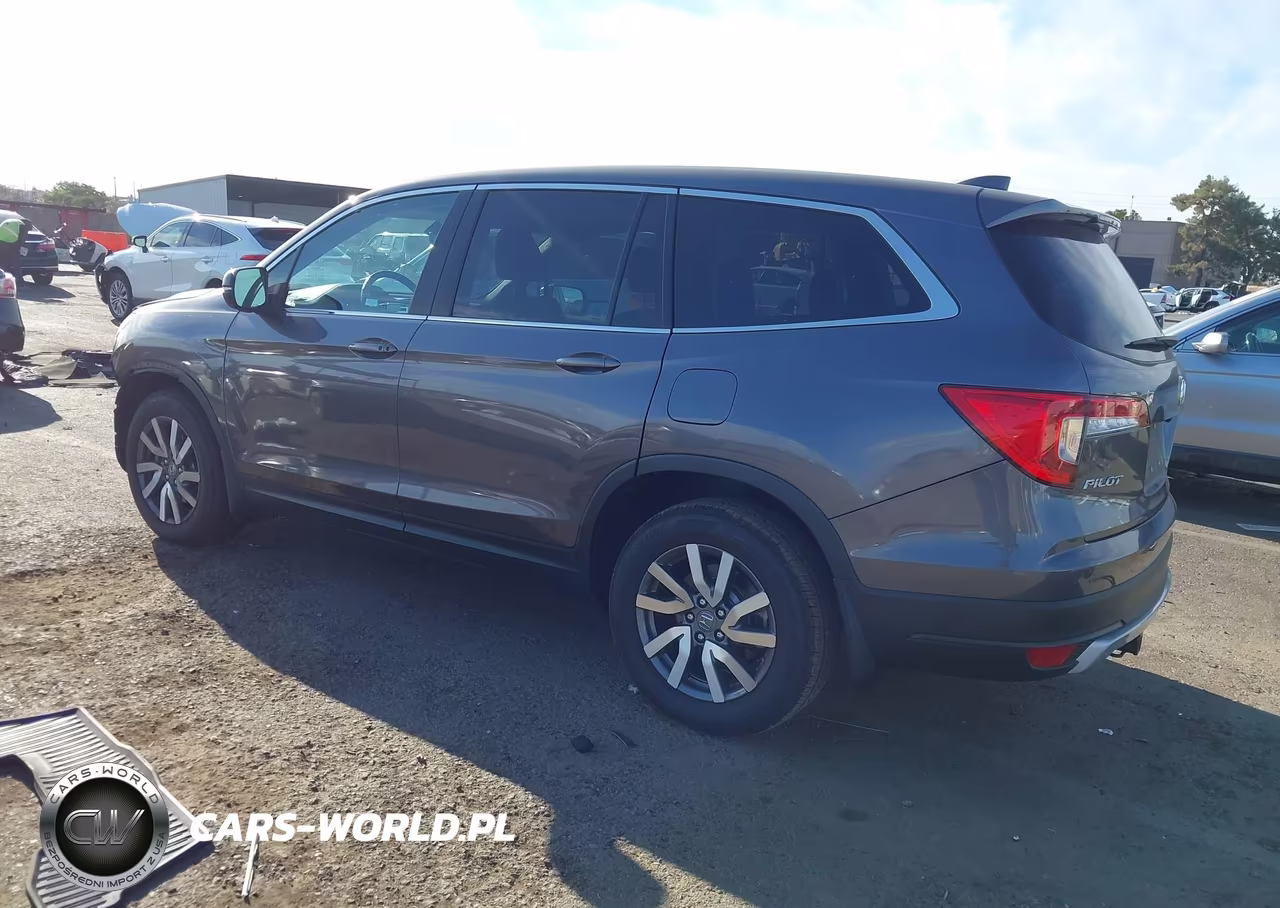 2020 Honda Pilot Awd Ex-L VIN:5FNYF6H54LB011562 - 3