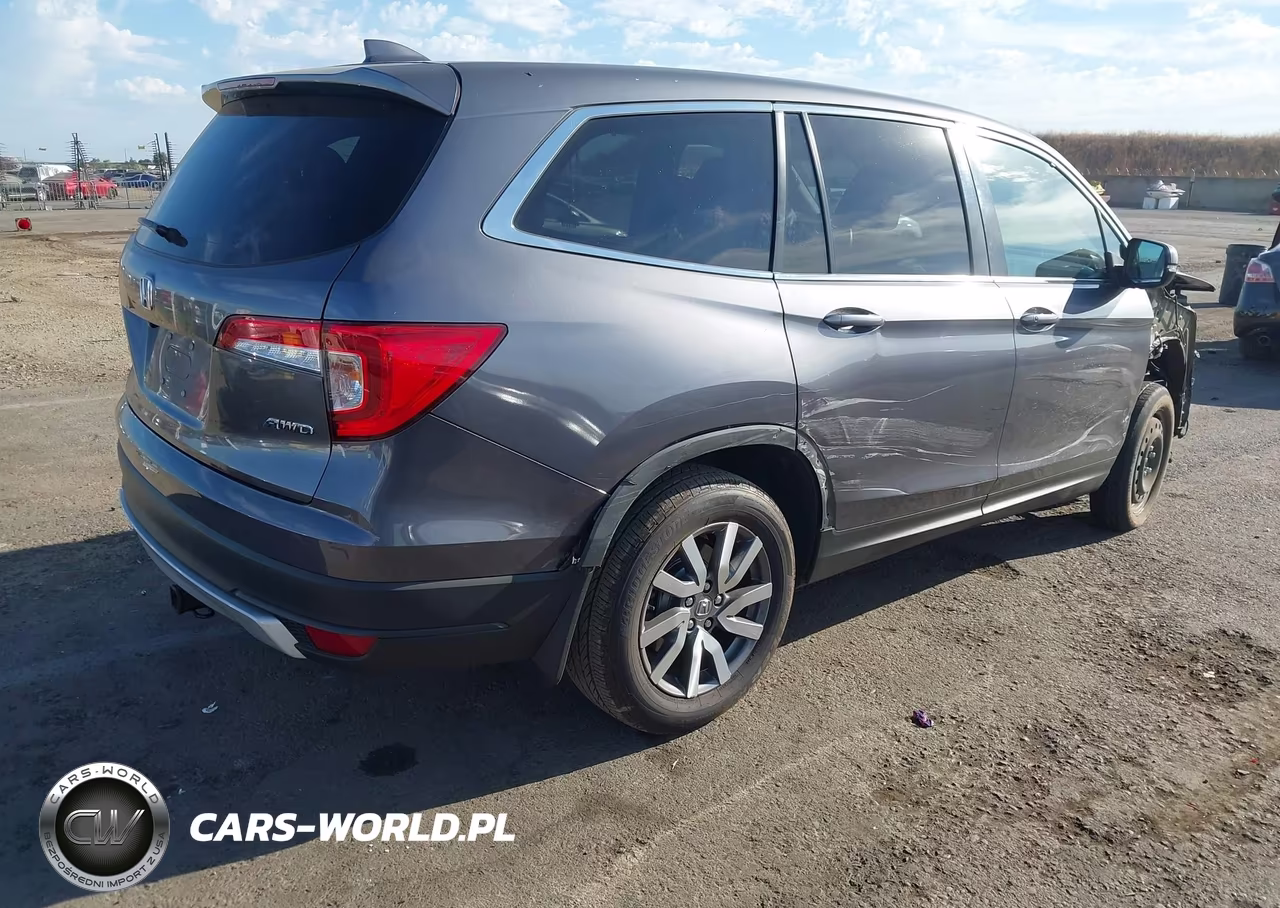 2020 Honda Pilot Awd Ex-L VIN:5FNYF6H54LB011562 - 4