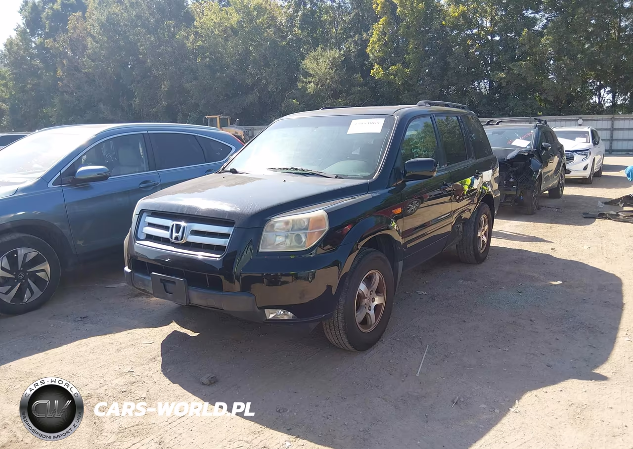 2007 Honda Pilot Ex-L VIN:2HKYF185X7H526284 - 2