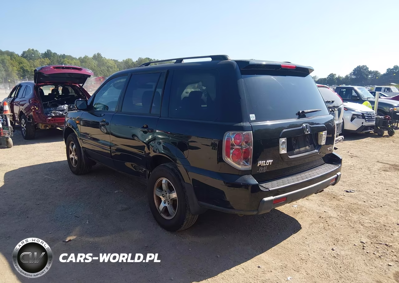 2007 Honda Pilot Ex-L VIN:2HKYF185X7H526284 - 3