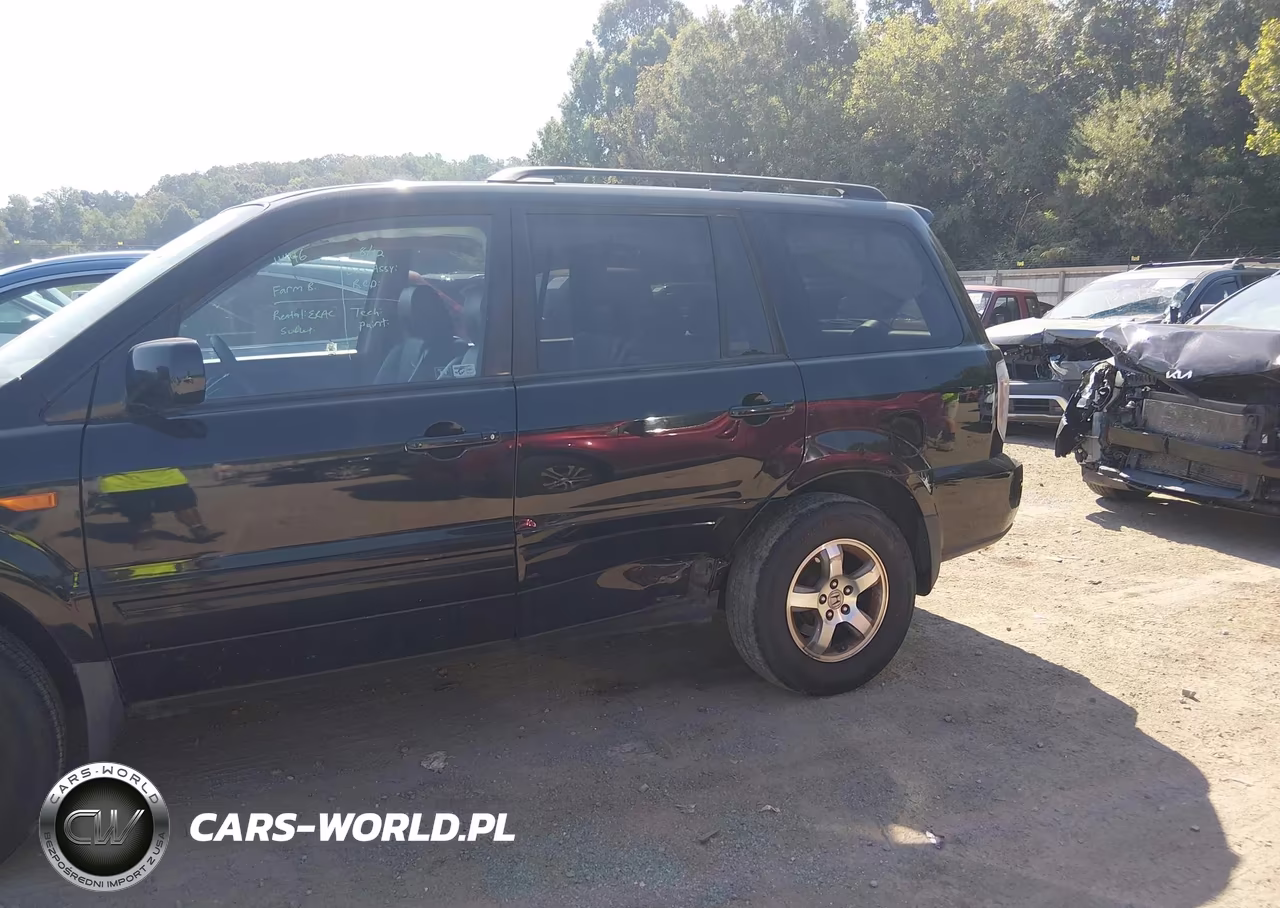 2007 Honda Pilot Ex-L VIN:2HKYF185X7H526284 - 6