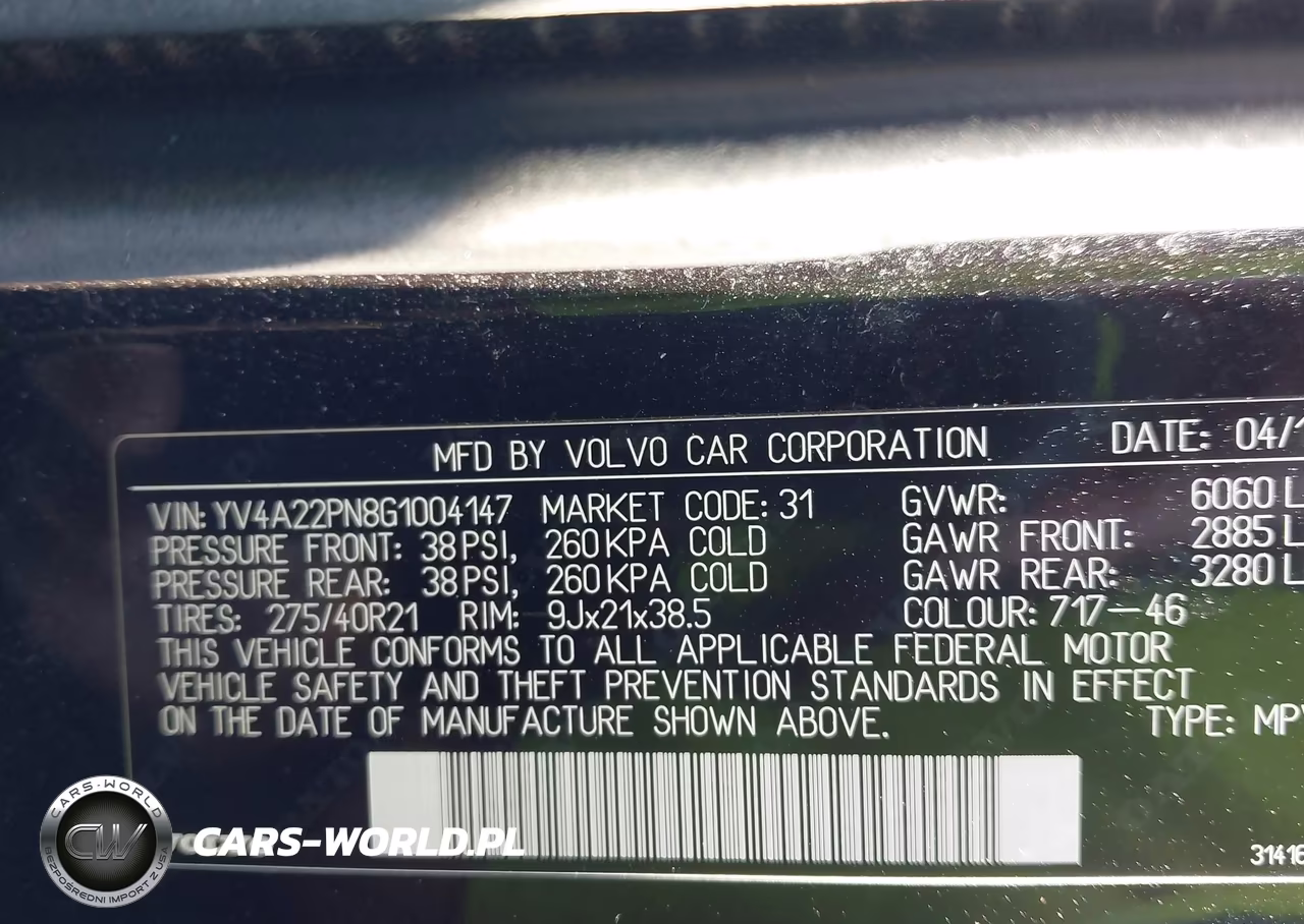 2016 Volvo Xc90 T6 First Edition VIN:YV4A22PN8G1004147 - 9