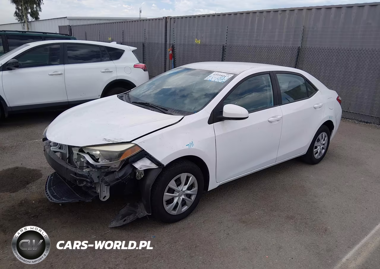 2016 Toyota Corolla L VIN:5YFBURHE9GP526001 - 2