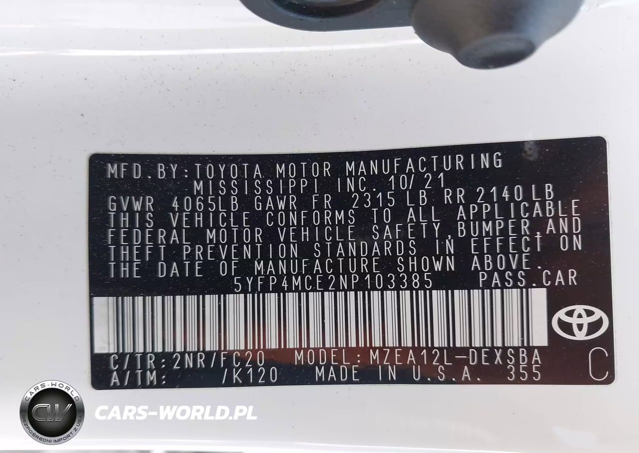 2022 Toyota Corolla Se VIN:5YFP4MCE2NP103385 - 9