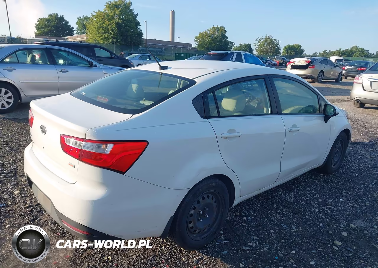 2013 Kia Rio Lx VIN:KNADM4A34D6111284 - 4