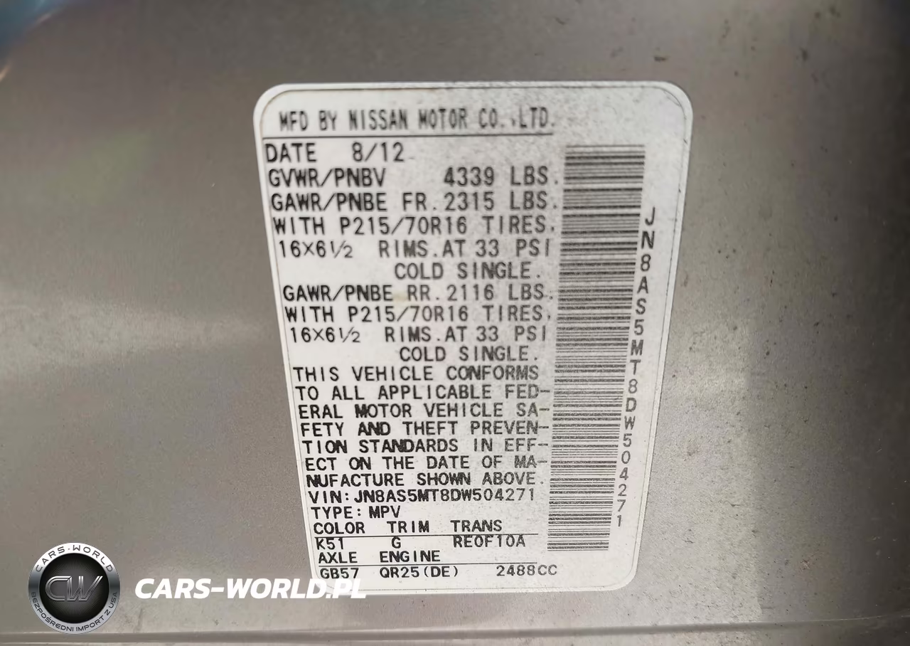 2013 Nissan Rogue S VIN:JN8AS5MT8DW504271 - 9