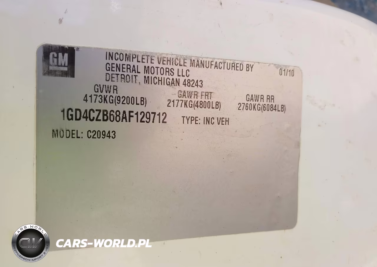 2010 GMC Sierra 2500Hd Work Truck VIN:1GD4CZB68AF129712 - 9