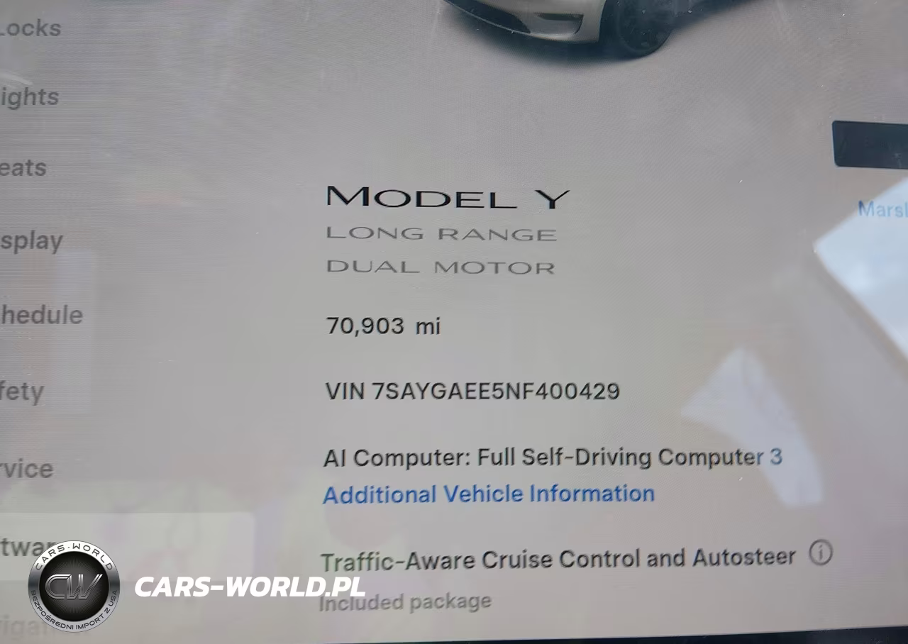 2022 Tesla Model Y Long Range Dual Motor All-Wheel Drive VIN:7SAYGAEE5NF400429 - 7