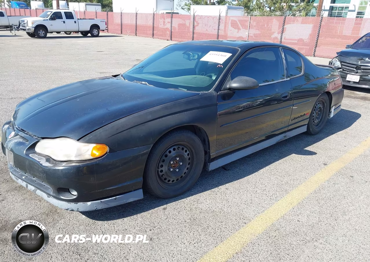 2002 Chevrolet Monte Carlo Ss VIN:2G1WX15K129142817 - 2