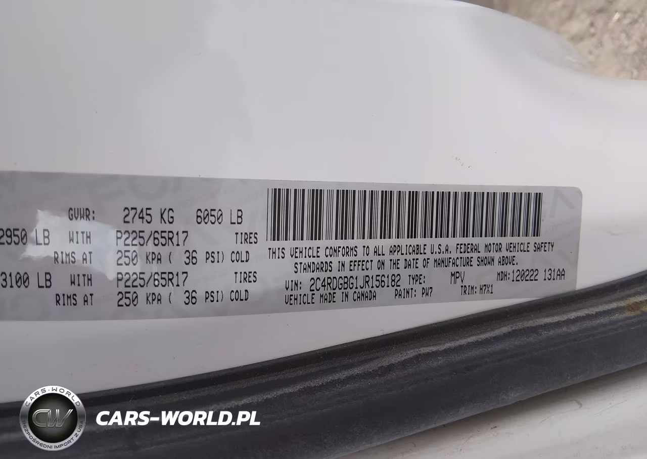 2018 Dodge Grand Caravan Se VIN:2C4RDGBG1JR156182 - 9