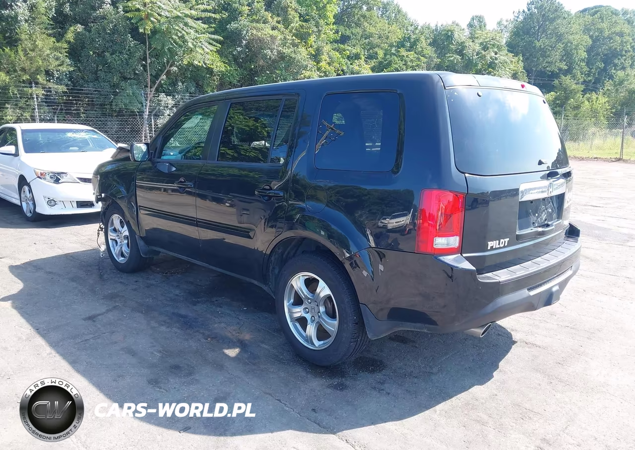 2014 Honda Pilot Ex-L VIN:5FNYF4H51EB005726 - 3