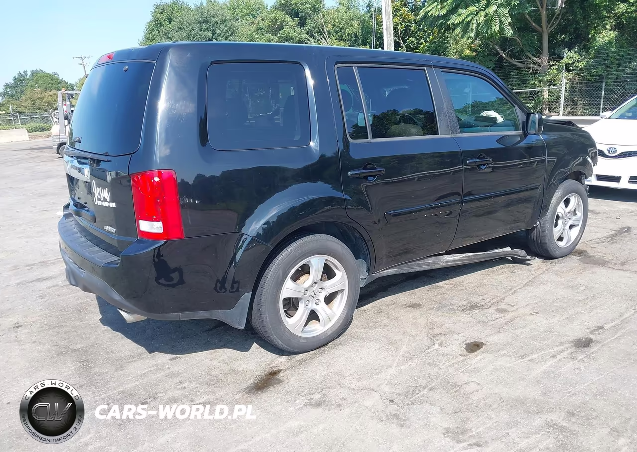 2014 Honda Pilot Ex-L VIN:5FNYF4H51EB005726 - 4