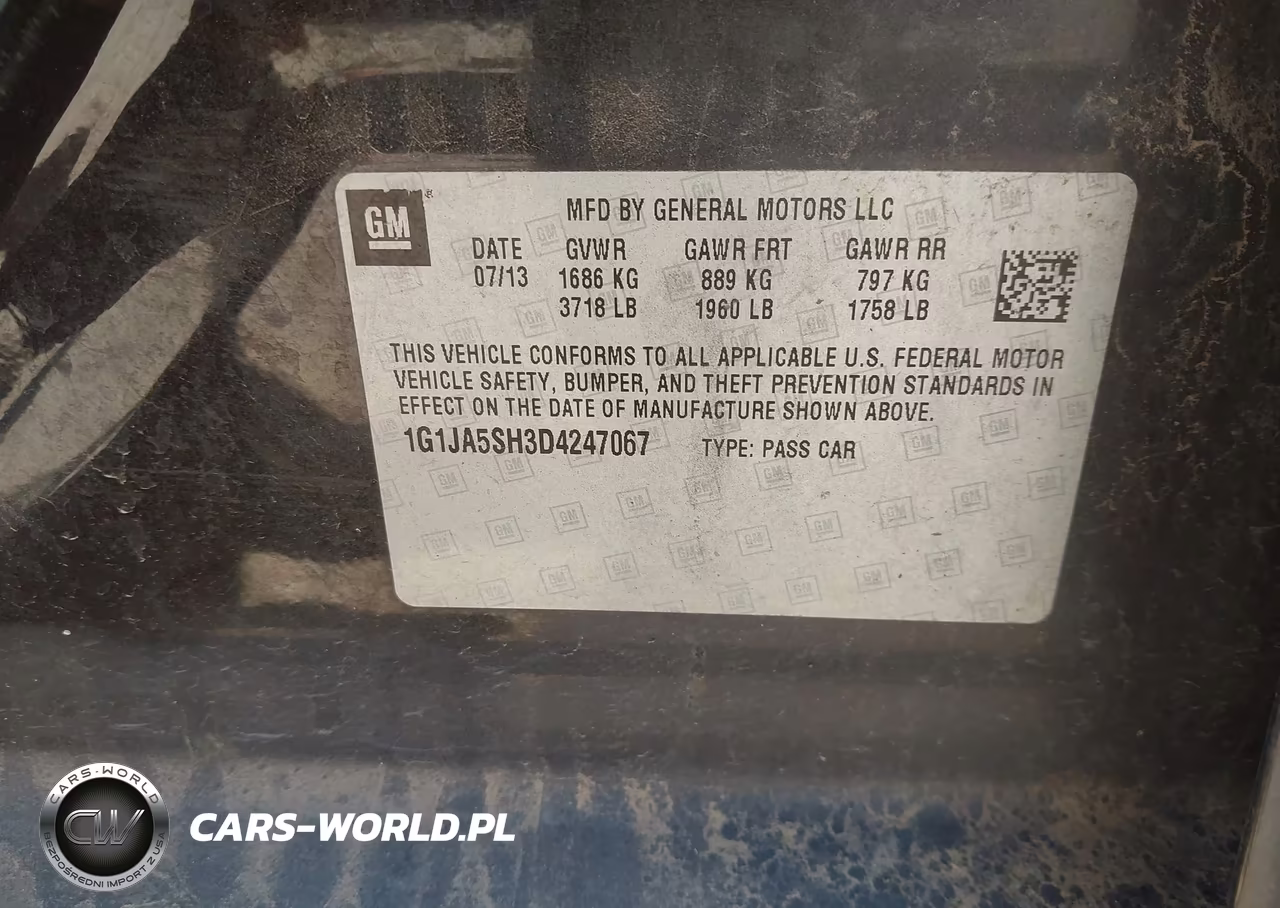 2013 Chevrolet Sonic Ls Auto VIN:1G1JA5SH3D4247067 - 9