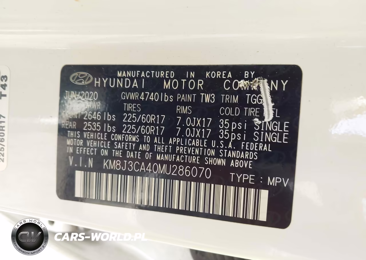 2021 Hyundai Tucson Value VIN:KM8J3CA40MU286070 - 9