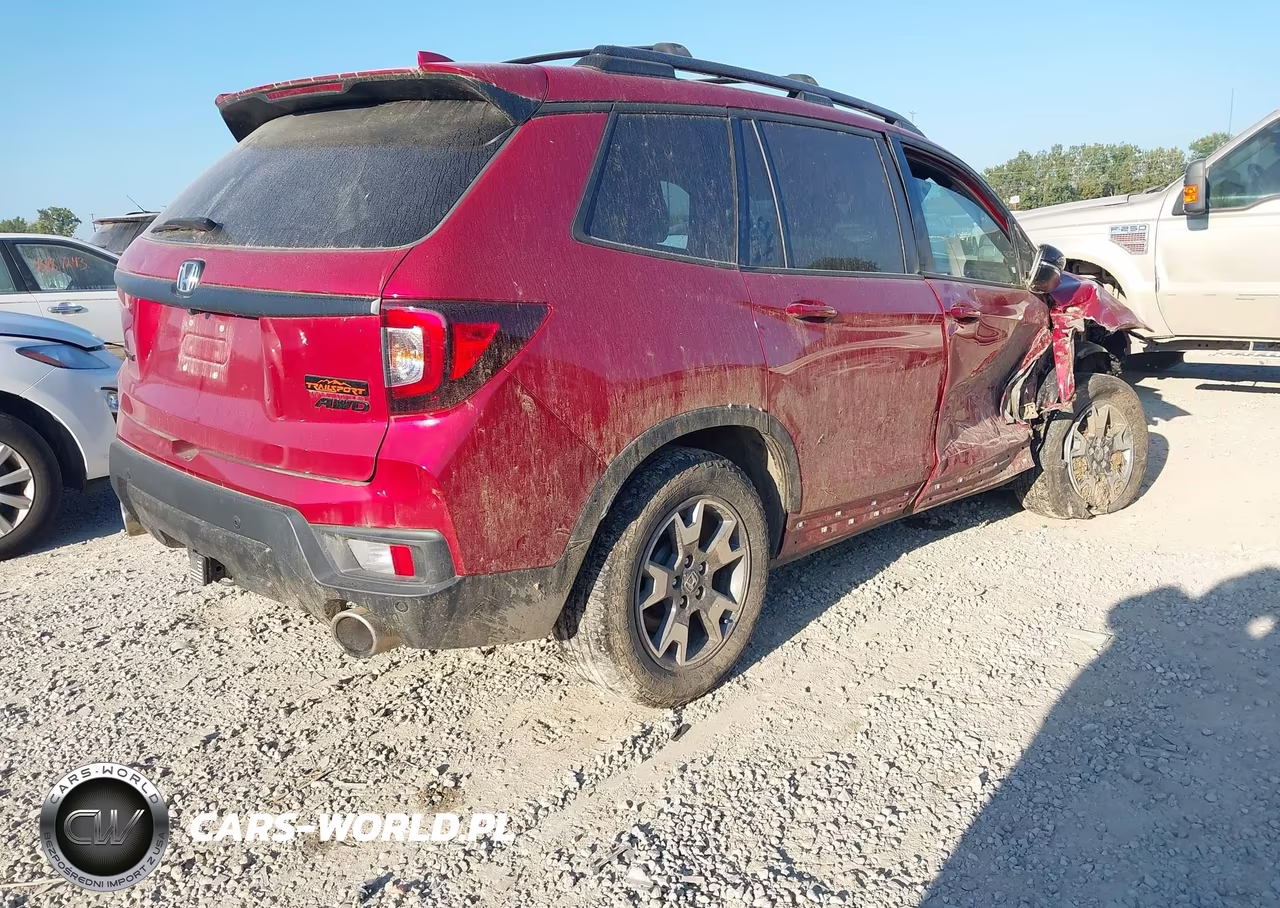2023 Honda Passport Awd Trailsport VIN:5FNYF8H62PB016673 - 4