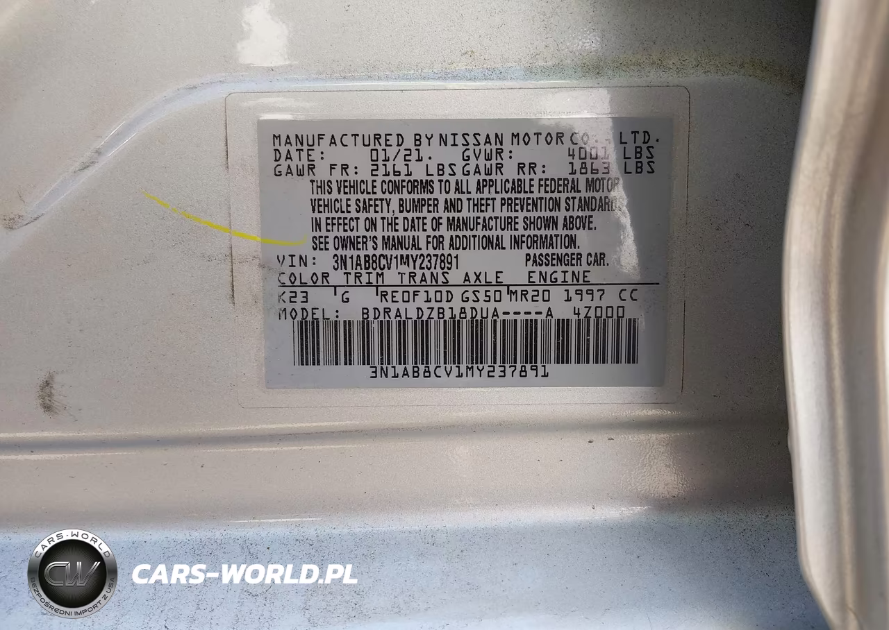 2021 Nissan Sentra Sv Xtronic Cvt VIN:3N1AB8CV1MY237891 - 9