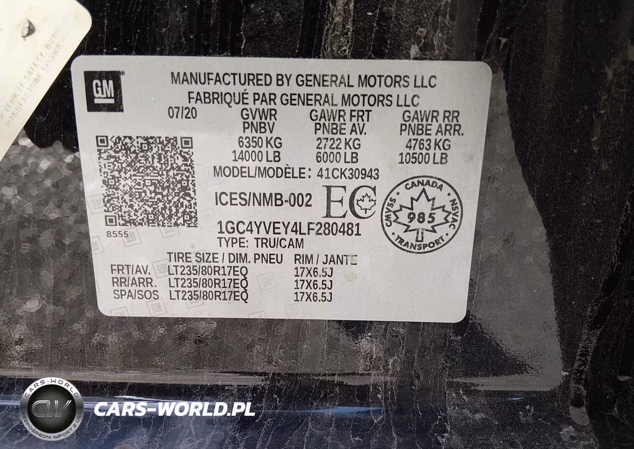 2020 Chevrolet Silverado 3500Hd High Country VIN:1GC4YVEY4LF280481 - 8