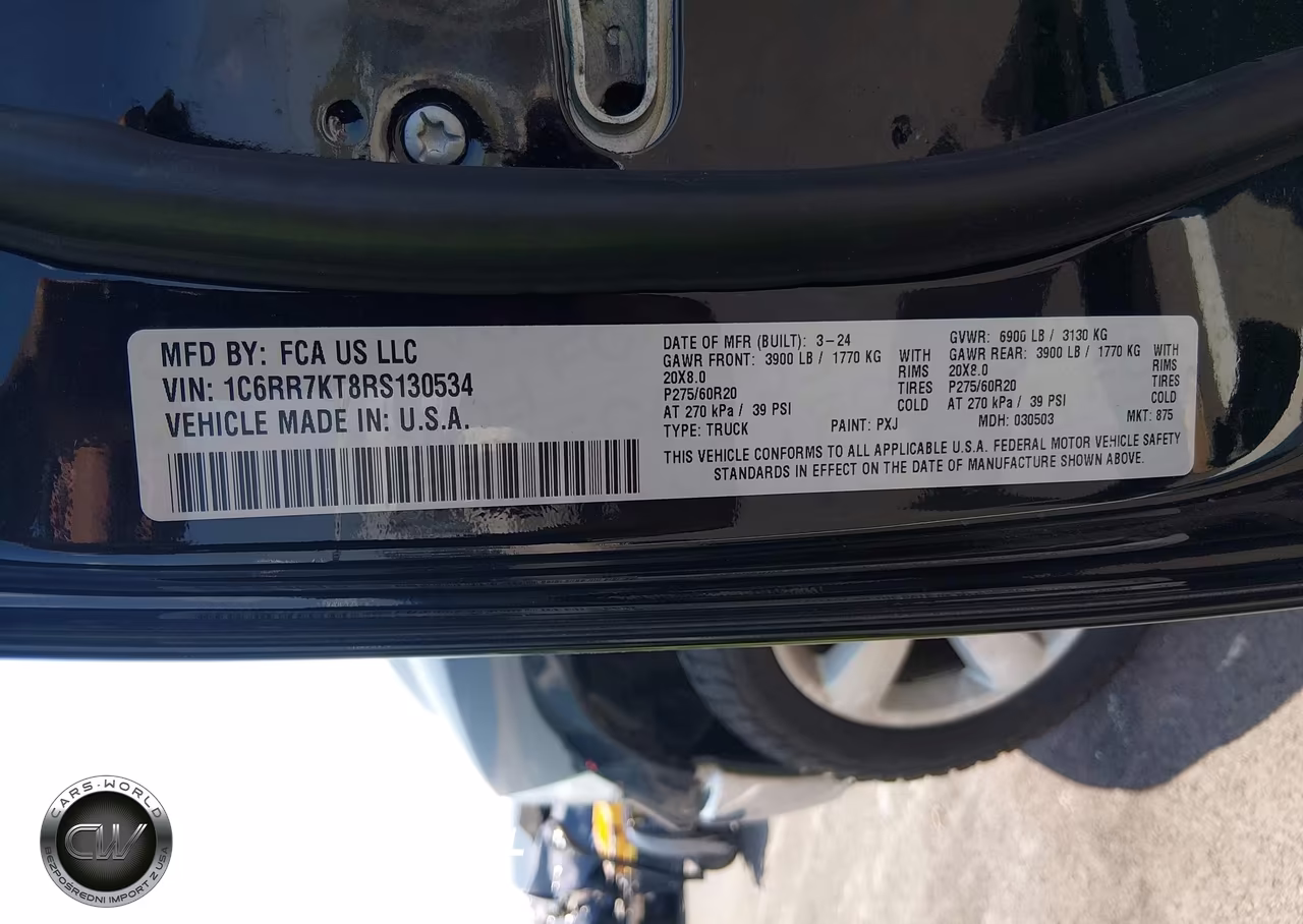 2024 Ram 1500 Classic Tradesman 4X4 5'7 Box VIN:1C6RR7KT8RS130534 - 9