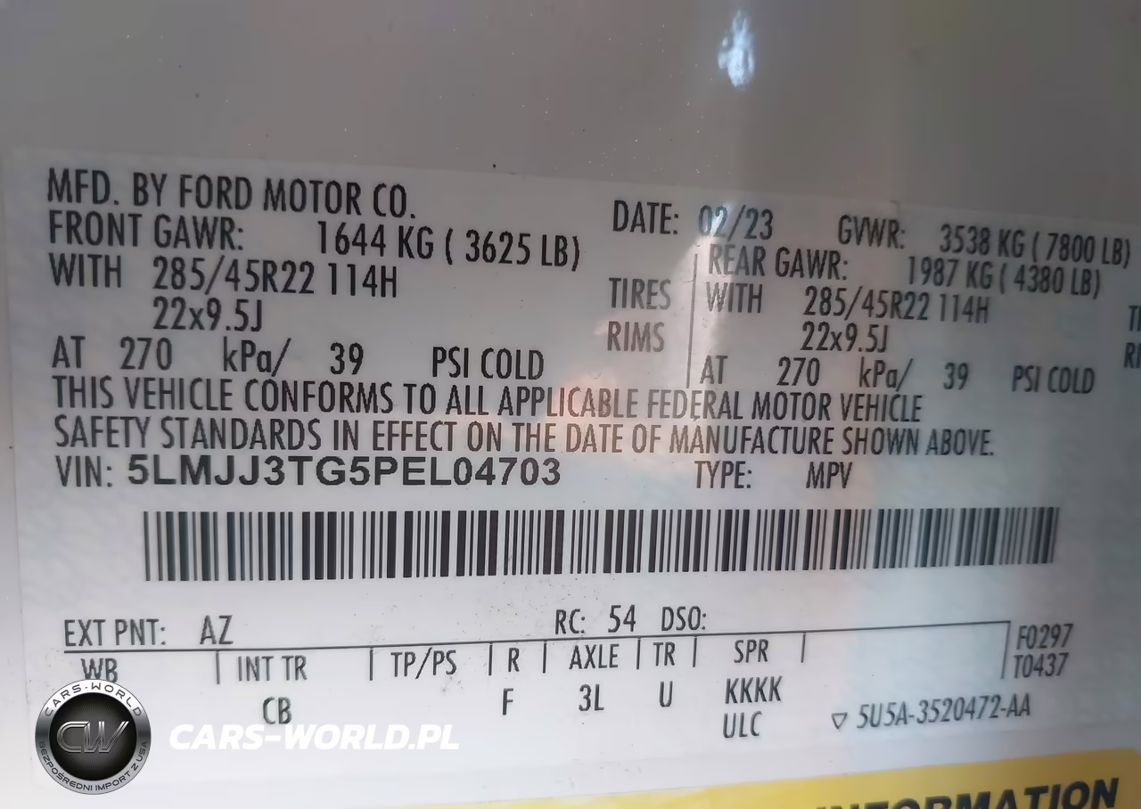 2023 Lincoln Navigator Black Label L VIN:5LMJJ3TG5PEL04703 - 9