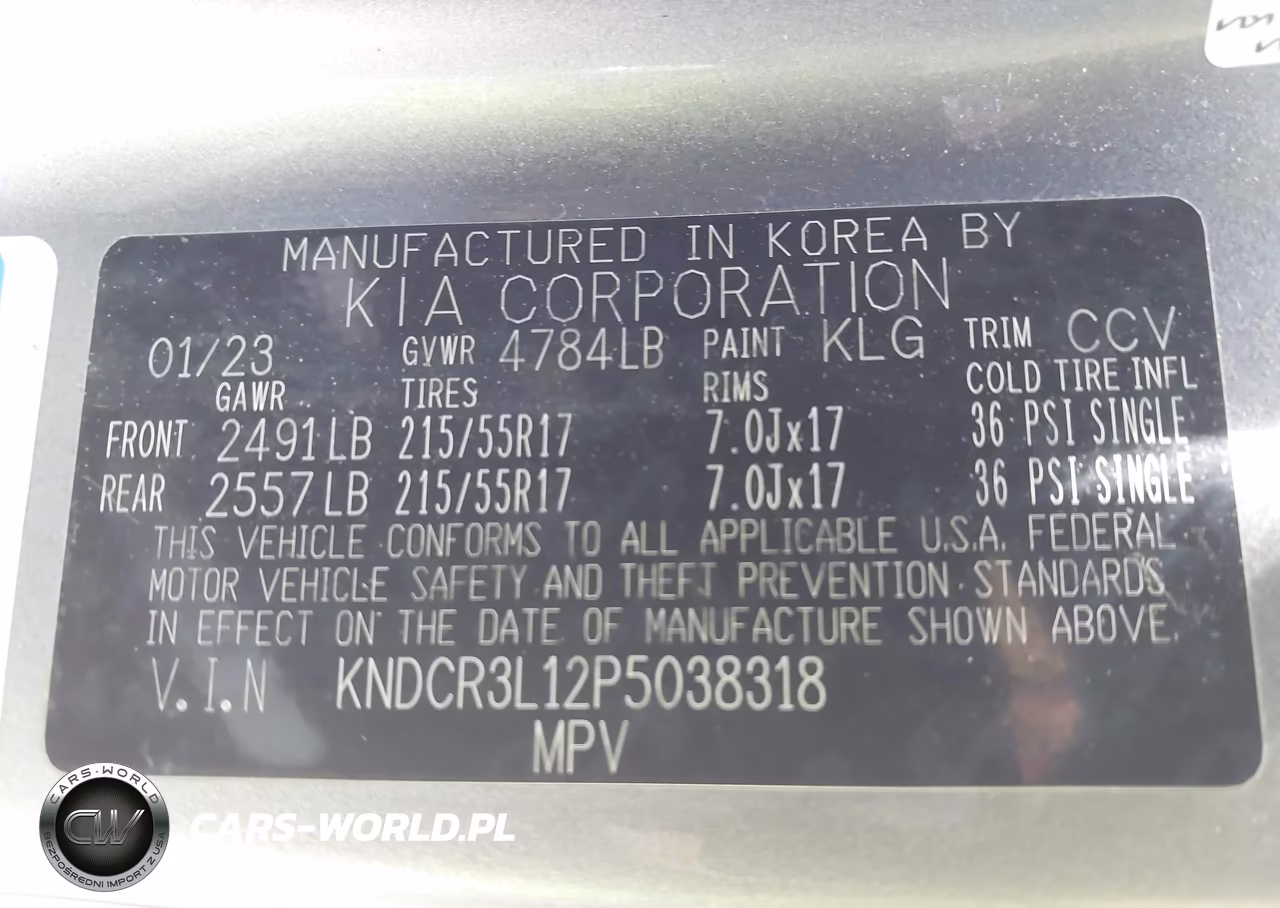 2023 Kia Niro Ev Wind VIN:KNDCR3L12P5038318 - 9