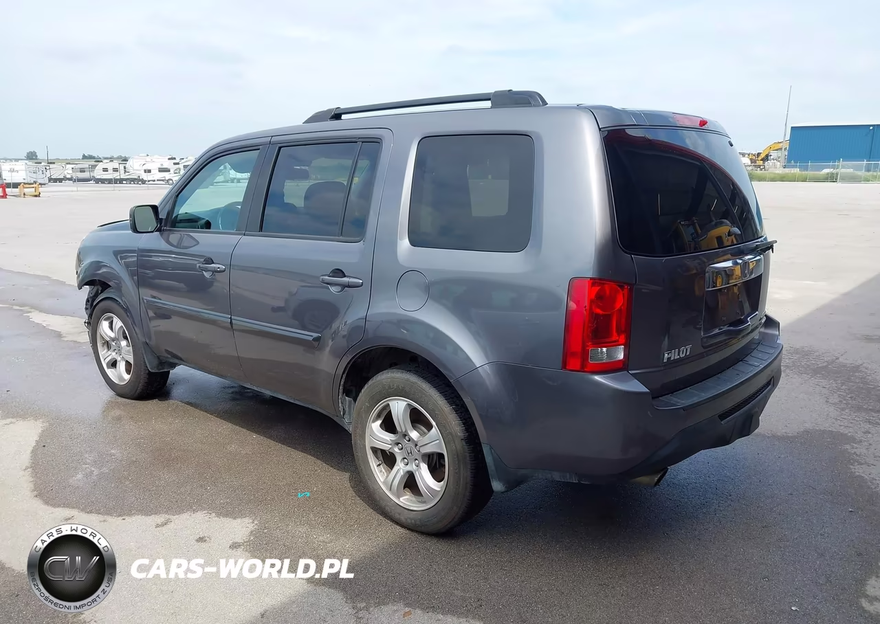 2014 Honda Pilot Ex-L VIN:5FNYF4H55EB012890 - 3