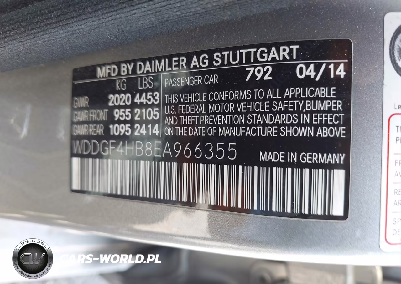 2014 Mercedes-Benz C 250 Sport VIN:WDDGF4HB8EA966355 - 9