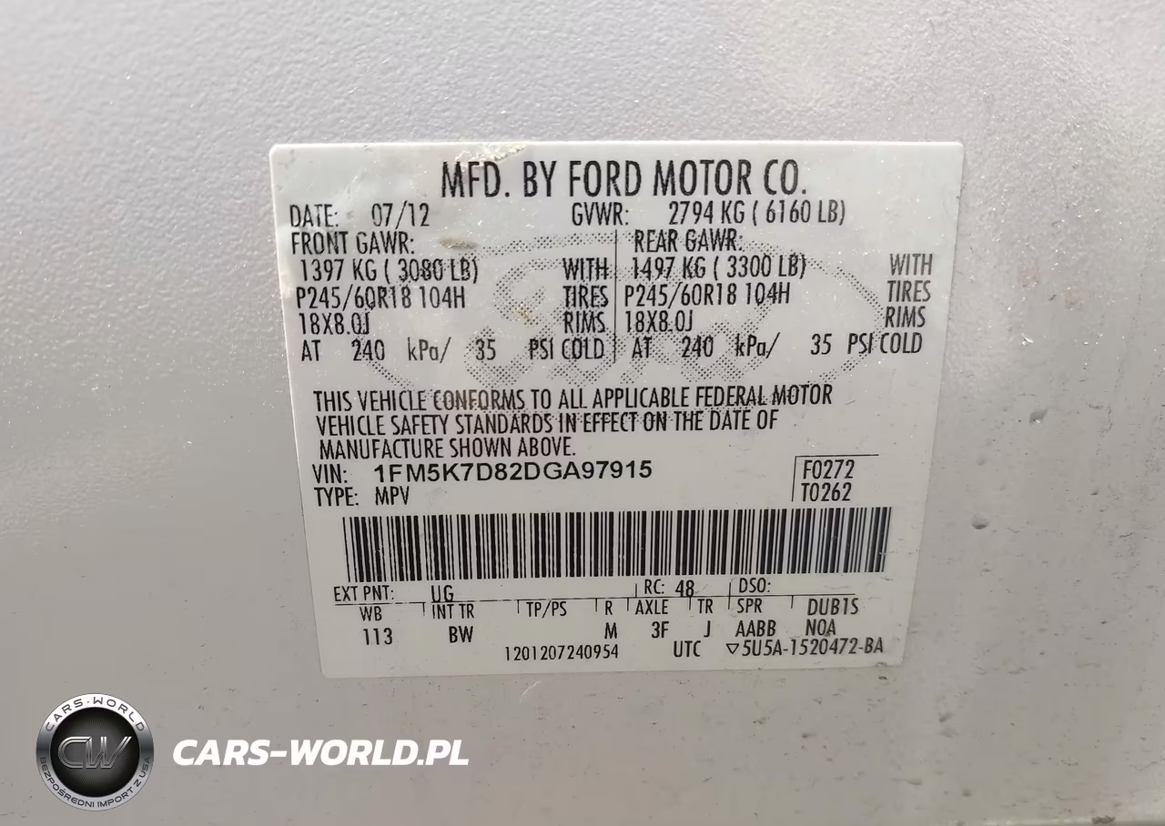 2013 Ford Explorer Xlt VIN:1FM5K7D82DGA97915 - 9
