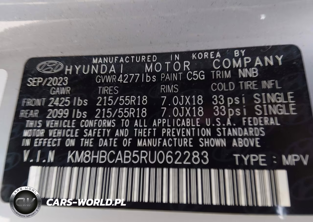 2024 Hyundai Kona Sel VIN:KM8HBCAB5RU062283 - 9