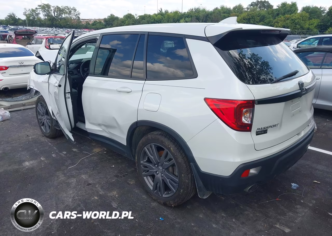 2021 Honda Passport 2Wd Ex-L VIN:5FNYF7H51MB004155 - 3