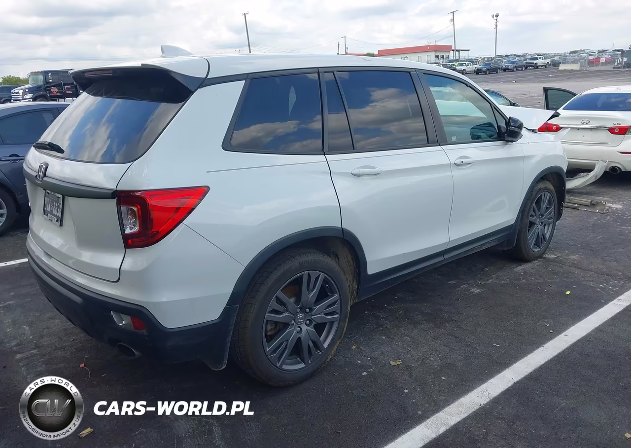 2021 Honda Passport 2Wd Ex-L VIN:5FNYF7H51MB004155 - 4
