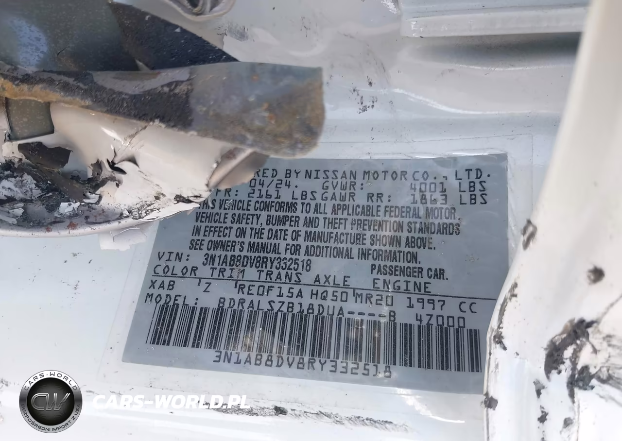 2024 Nissan Sentra Sr Xtronic Cvt VIN:3N1AB8DV8RY332518 - 9
