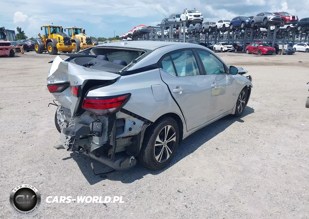 2020 Nissan Sentra Sv Xtronic Cvt VIN:3N1AB8CV4LY254246 - 4