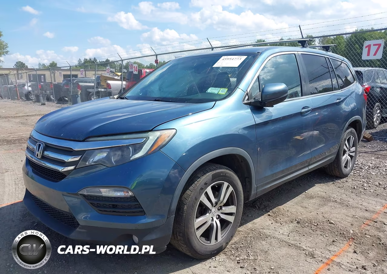 2016 Honda Pilot Ex-L VIN:5FNYF6H56GB007051 - 2