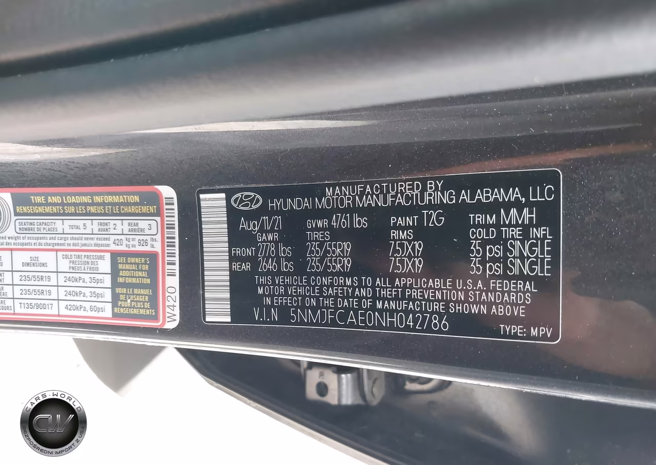 2022 Hyundai Tucson Sel VIN:5NMJFCAE0NH042786 - 9