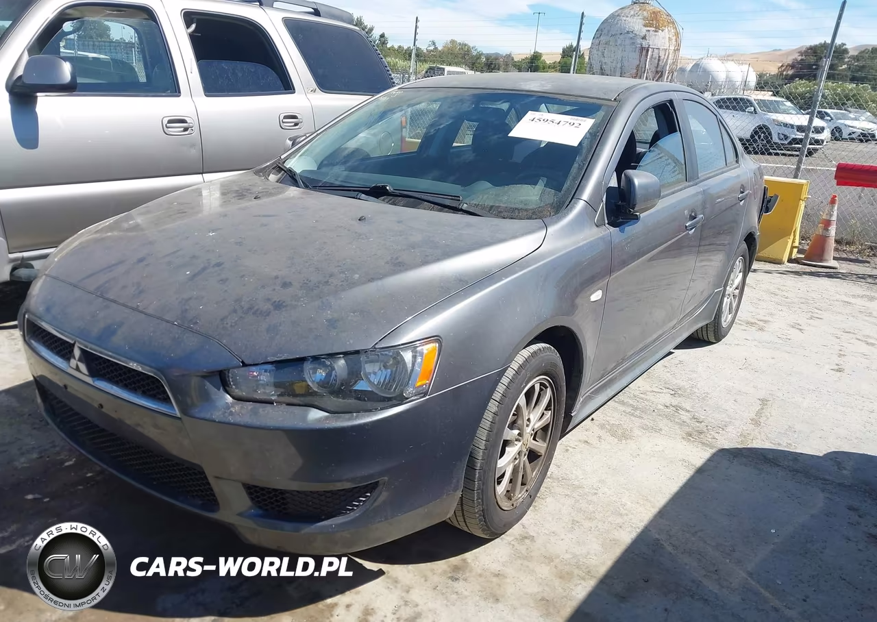 2010 Mitsubishi Lancer Es VIN:JA32U2FUXAU003676 - 2