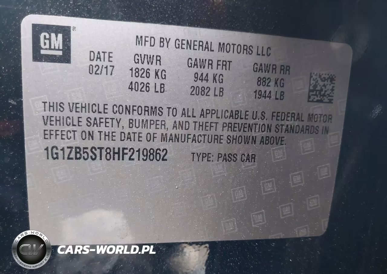 2017 Chevrolet Malibu Ls VIN:1G1ZB5ST8HF219862 - 9