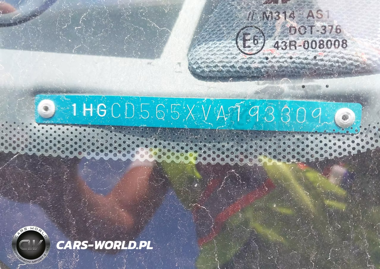 1997 Honda Accord Ex VIN:1HGCD565XVA193309 - 9