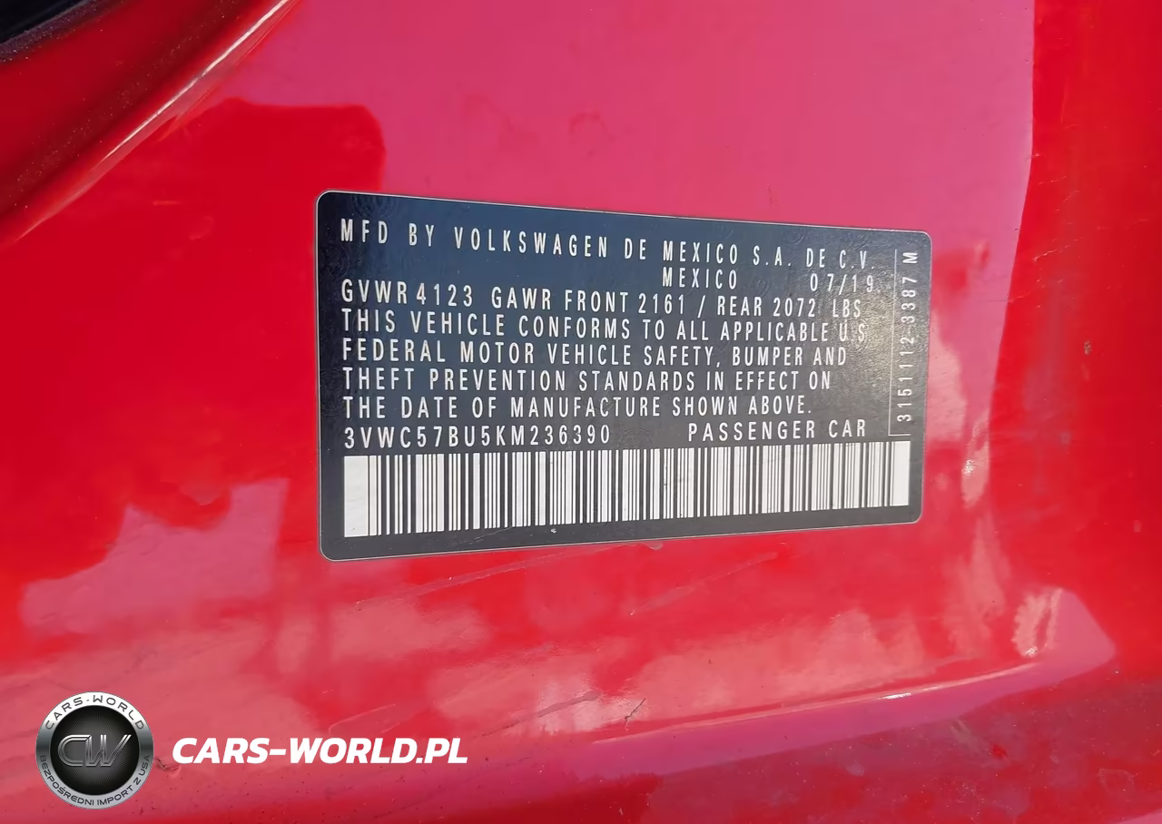 2019 Volkswagen Jetta 1.4T R-Line-1.4T S-1.4T Se VIN:3VWC57BU5KM236390 - 9