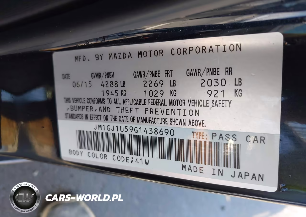 2016 Mazda Mazda6 I Sport VIN:JM1GJ1U59G1438690 - 9