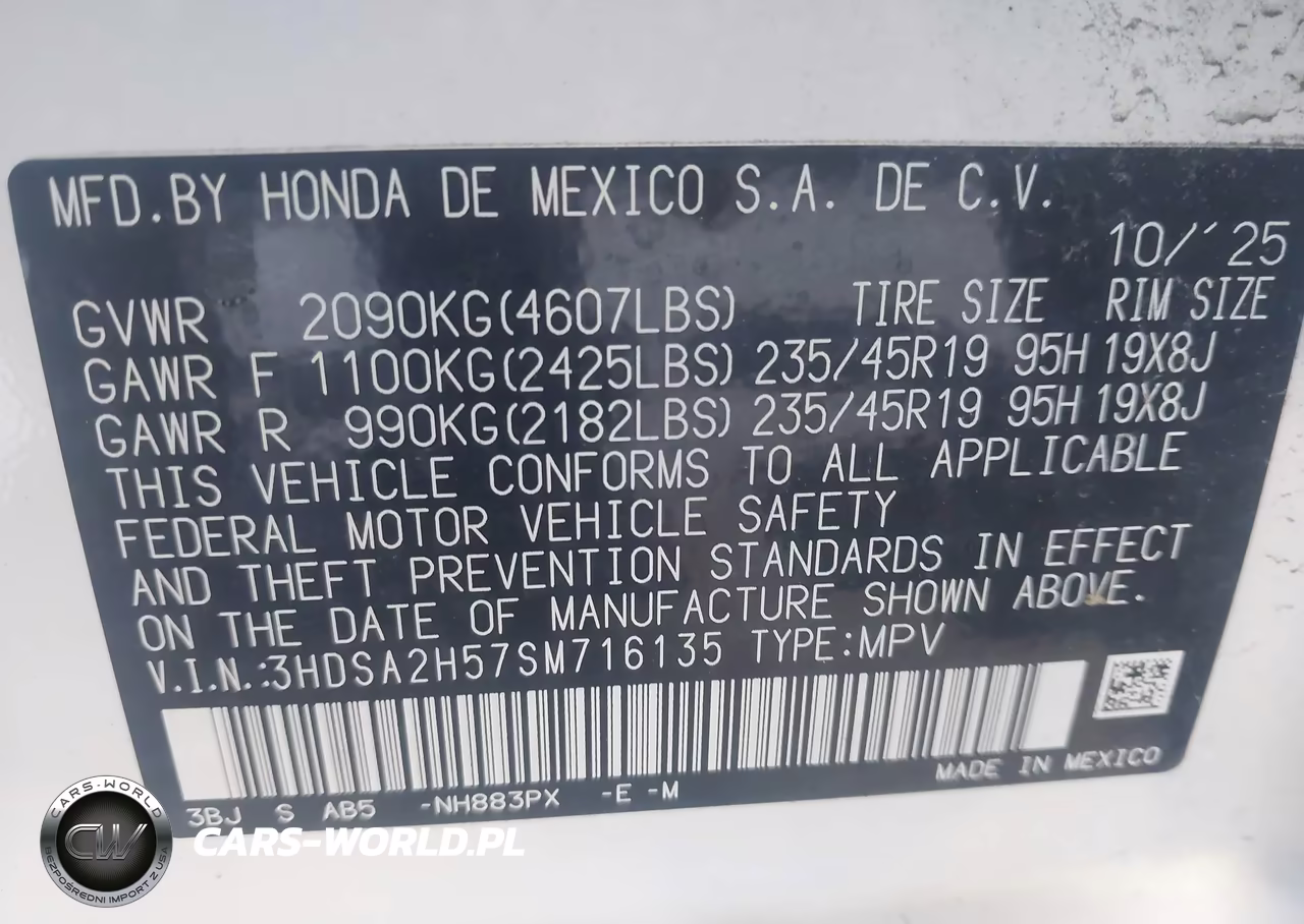 2025 Acura Adx A-Spec VIN:3HDSA2H57SM716135 - 9