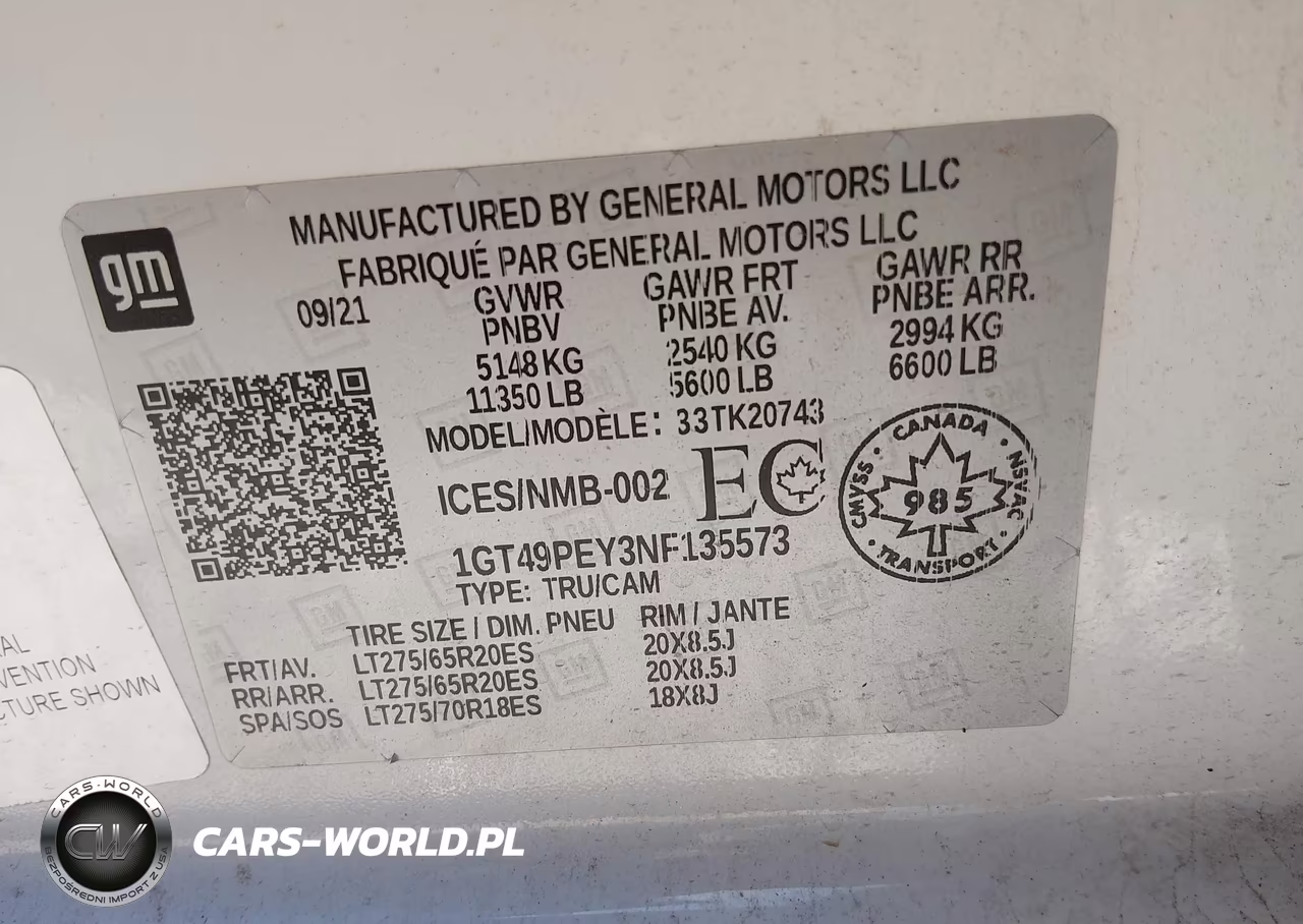2022 GMC Sierra 2500Hd At4 VIN:1GT49PEY3NF135573 - 9
