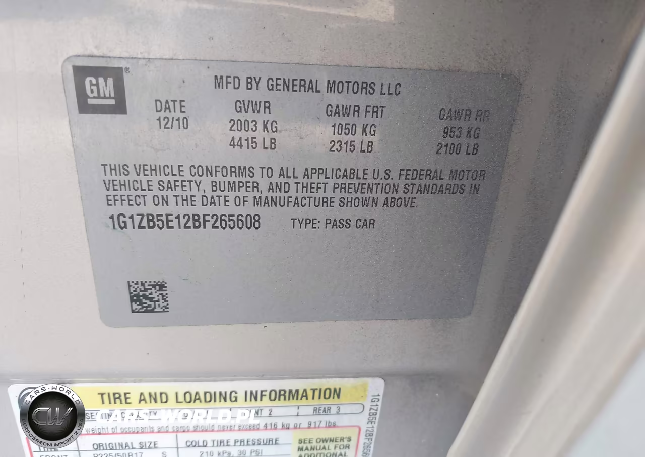 2011 Chevrolet Malibu Ls VIN:1G1ZB5E12BF265608 - 9