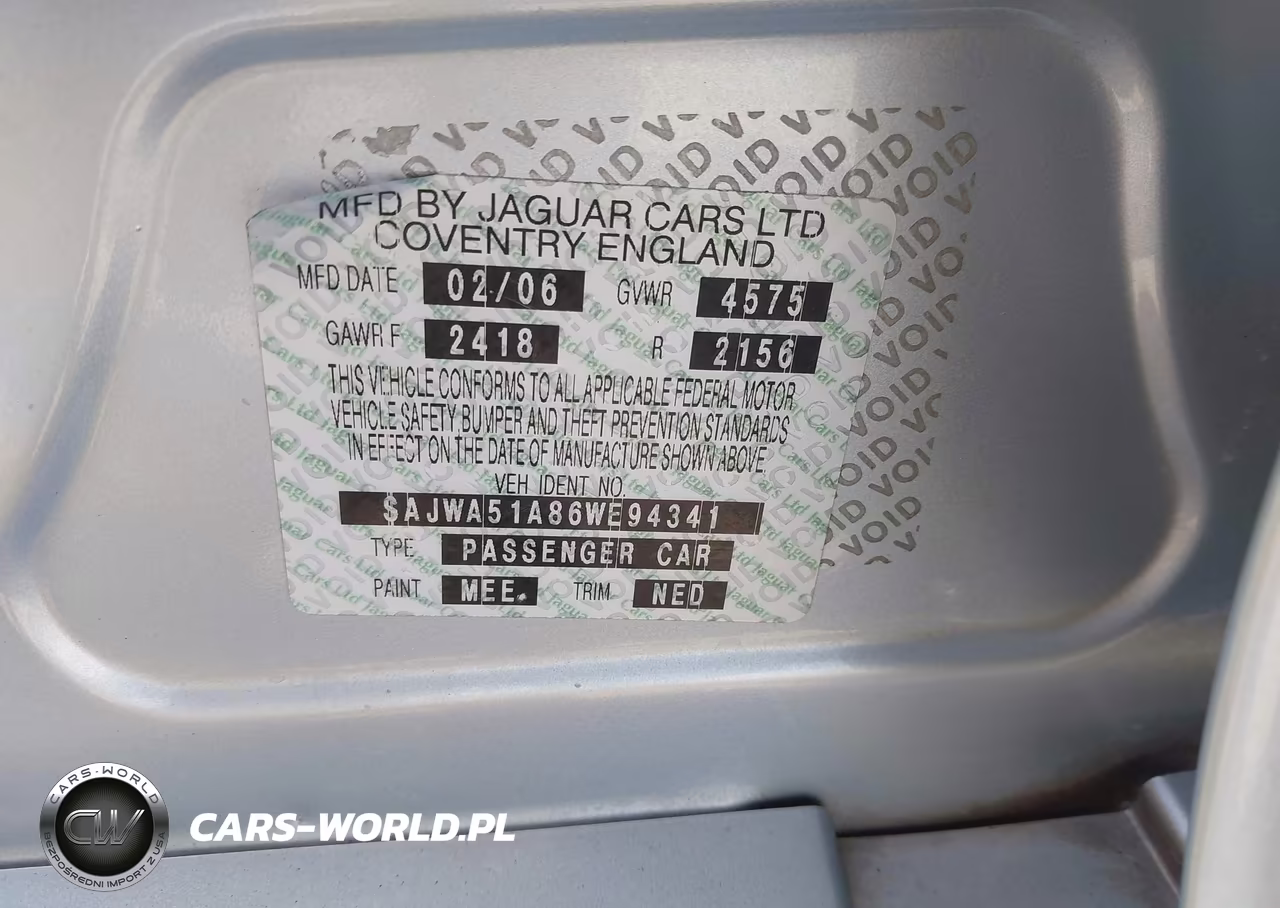 2006 Jaguar X-Type 3.0 VIN:SAJWA51A86WE94341 - 9