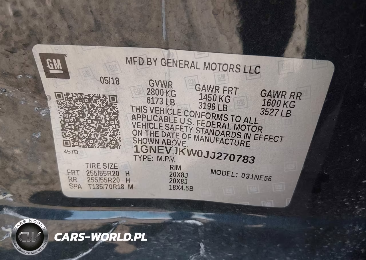 2018 Chevrolet Traverse Premier VIN:1GNEVJKW0JJ270783 - 9