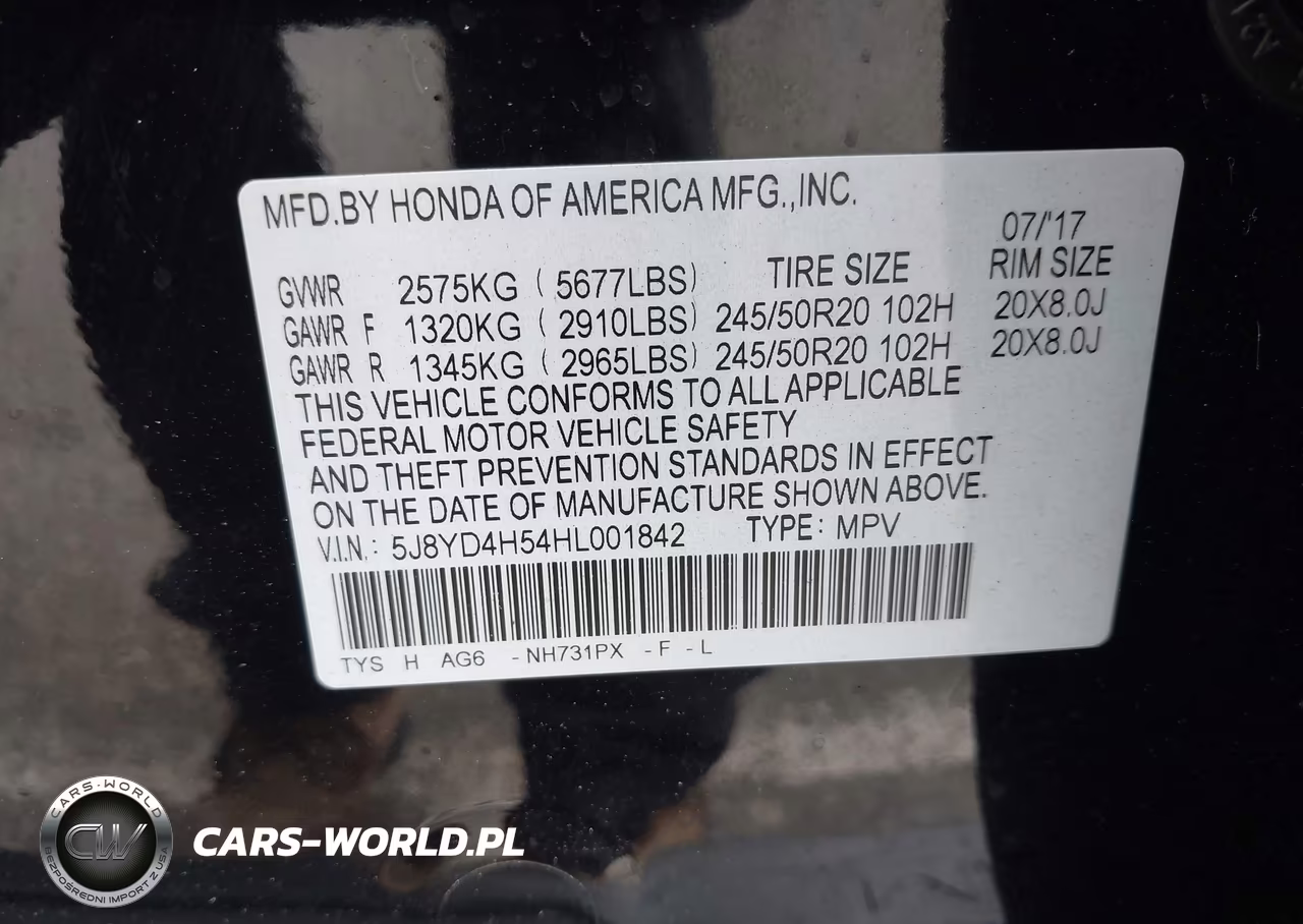 2017 Acura Mdx Technology Package VIN:5J8YD4H54HL001842 - 9