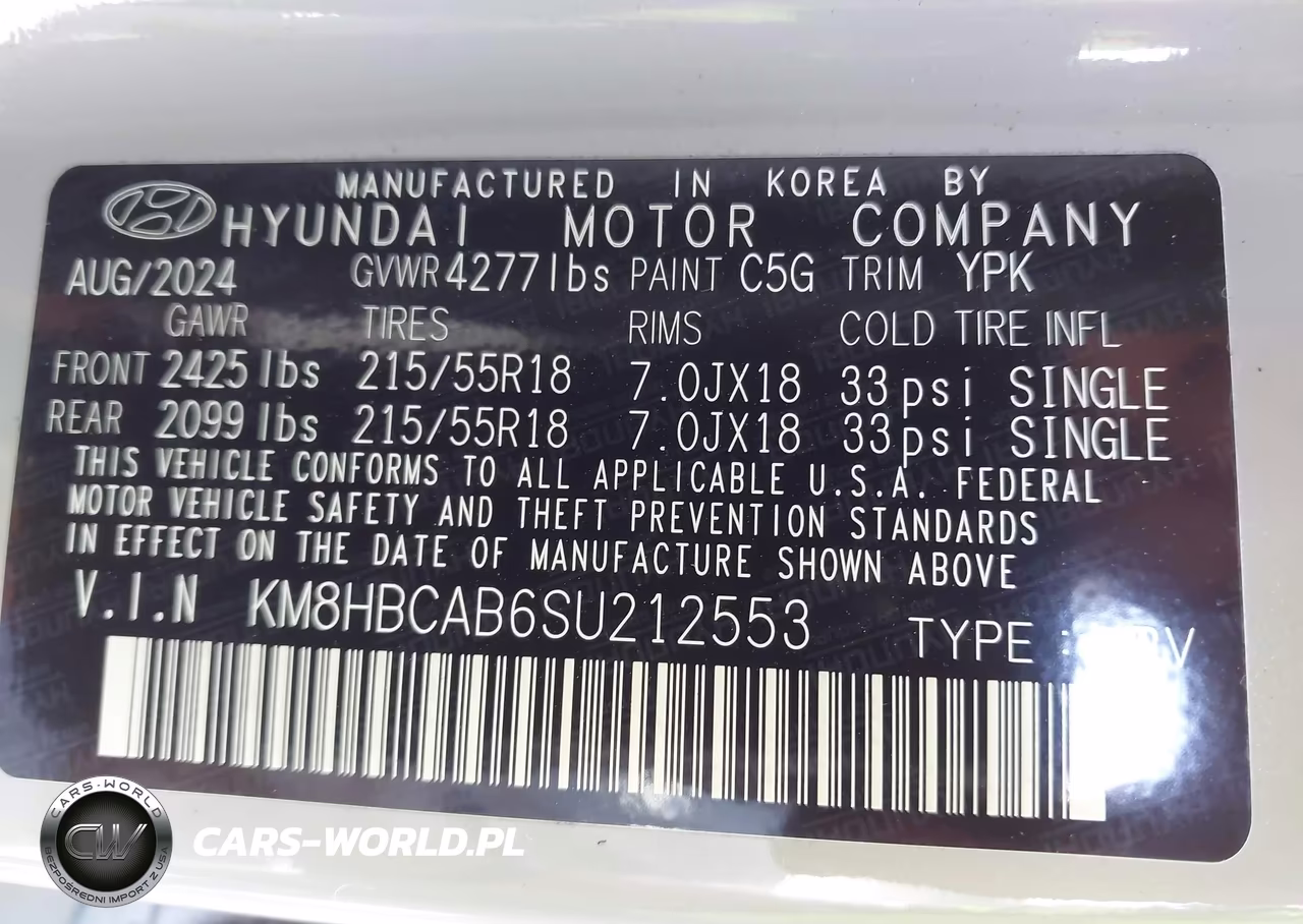 2025 Hyundai Kona Sel VIN:KM8HBCAB6SU212553 - 9