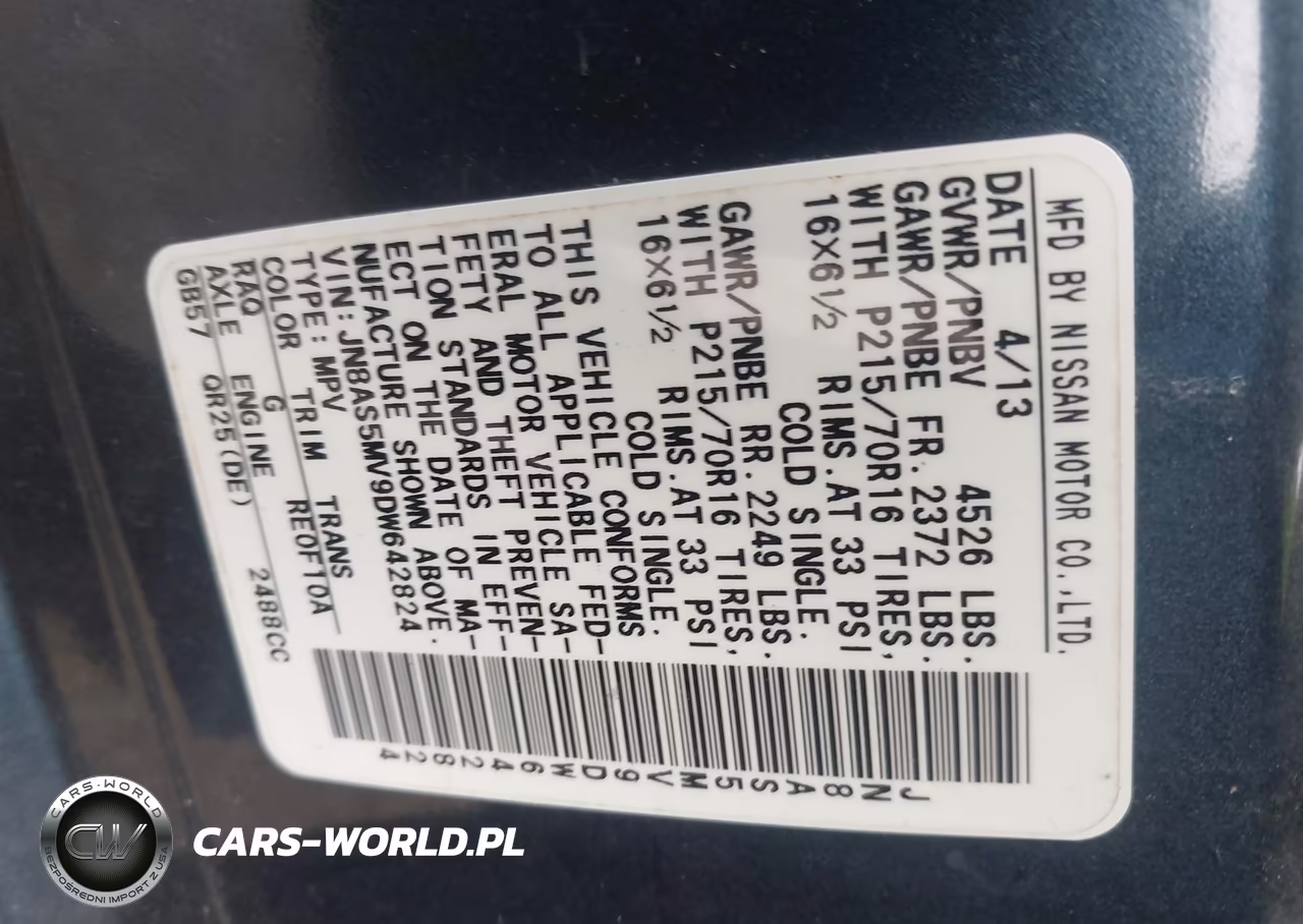 2013 Nissan Rogue S VIN:JN8AS5MV9DW642824 - 9